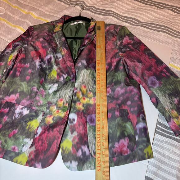 Peter Nygard Floral Polyester Blazer Jacket 3/4 Sleeve Women's NO SIZE TAG - Picture 3 of 8